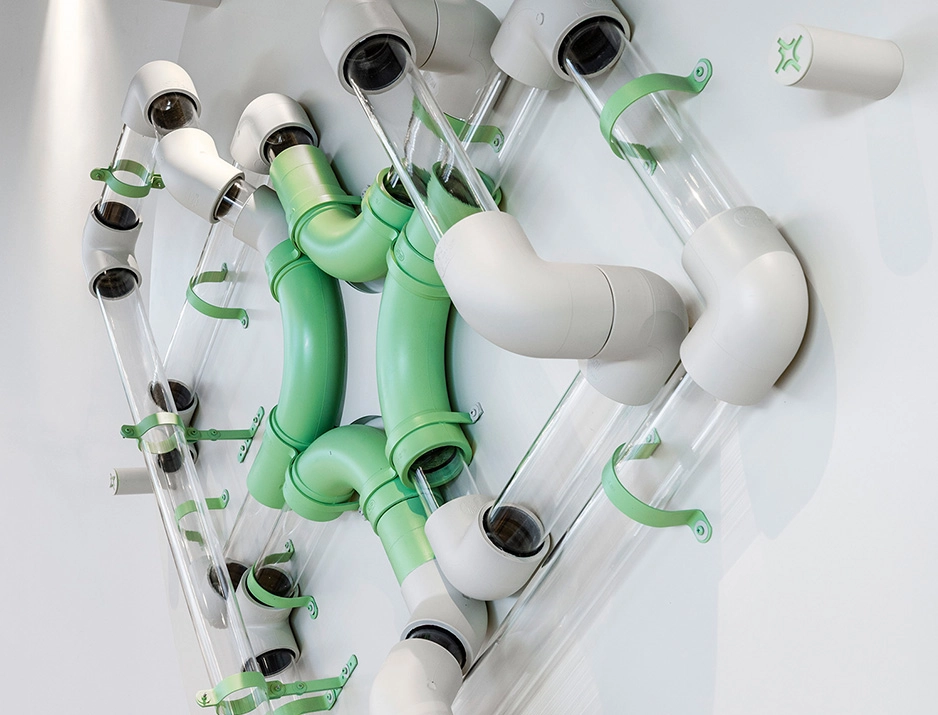 Large 3D interactive custom wall installation