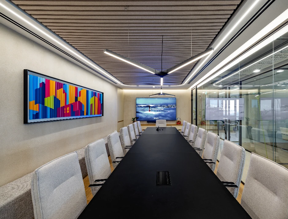 Custom 3D Accordion Meeting Room Wall Art